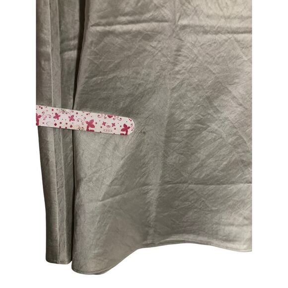 Madewell Satin Maxi Slip Skirt Steel NWT 12 - Picture 6 of 10